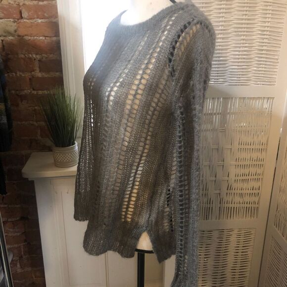 PAM & GELA OPEN KNIT LAYERING TOP - S - Picture 2 of 12